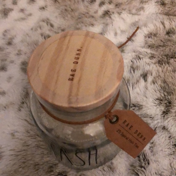 Rae Dunn Hair Rae Dunn Stash Jar With Spiral Hair Ties Poshmark